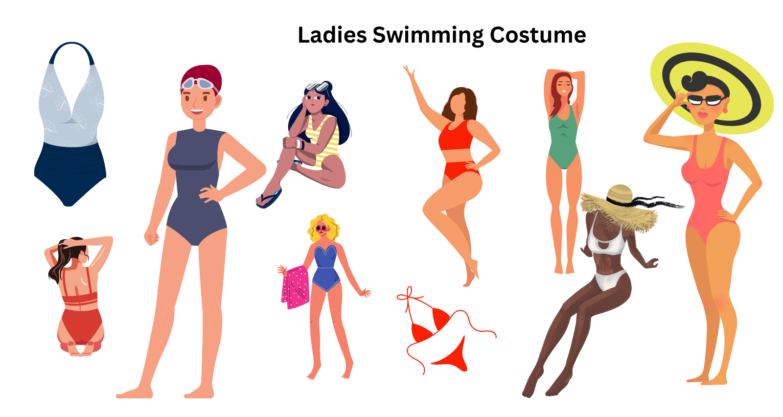ladies swimming suit